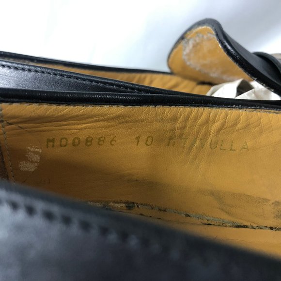 Bruno Magli Tavulla Black Leather Loafers Size 10M main image 4